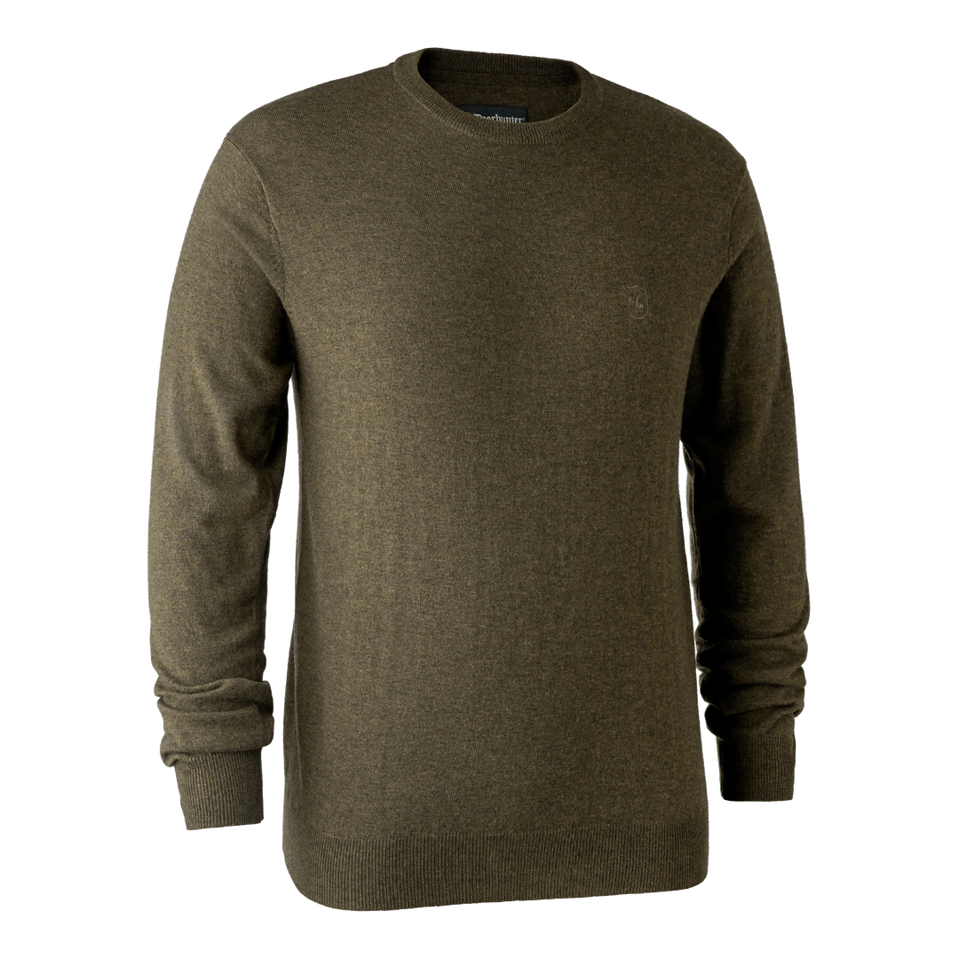 Deerhunter Kingston Knit with O-neck Cypress