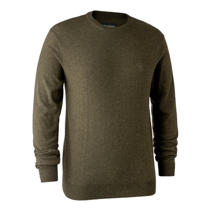 Deerhunter Kingston Knit with O-neck Cypress