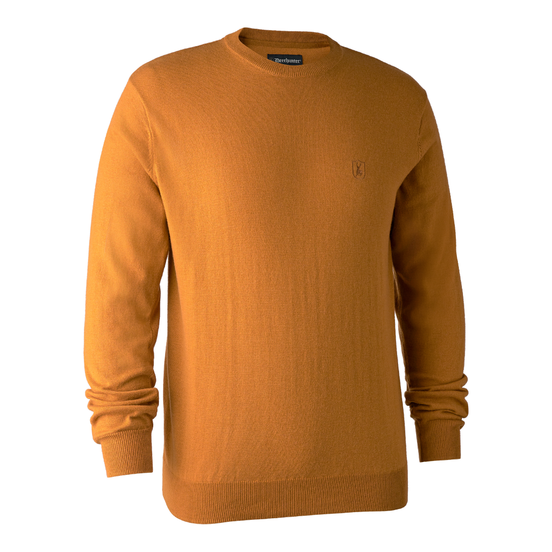 Deerhunter Kingston Knit with O-neck Golden Oak S