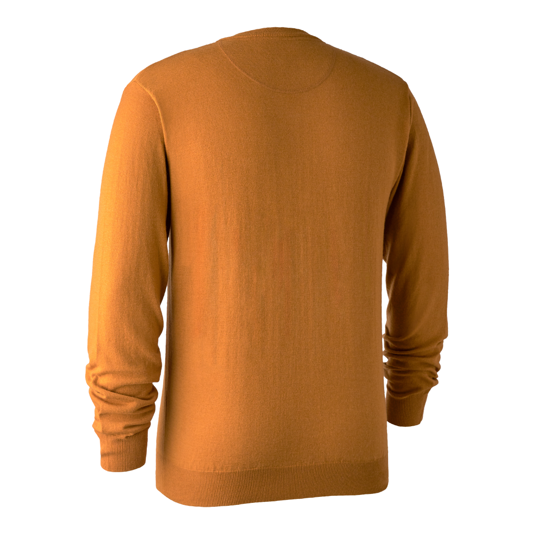 Deerhunter Kingston Knit with V-Neck Golden Oak