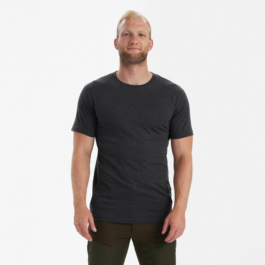 Deerhunter Basic 2-pack T-Shirt Adventure Green melange