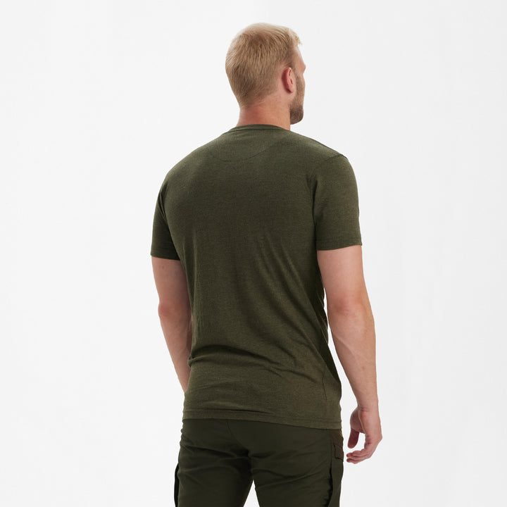 Deerhunter Basic 2-pack T-Shirt Adventure Green melange