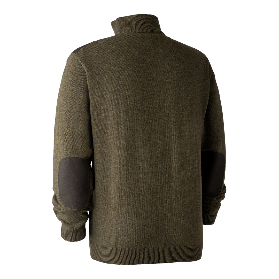 Deerhunter Sheffield Knit with zip-neck Cypress 2XL