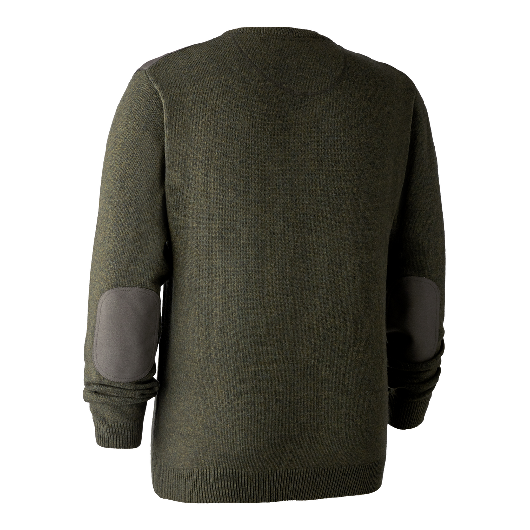 Deerhunter Sheffield Knit with V-neck Green Melange