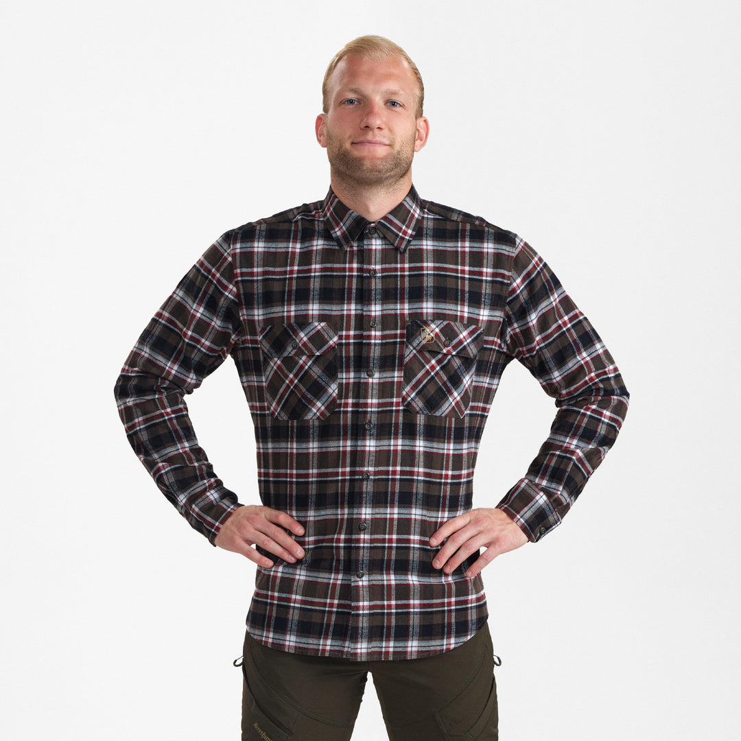 Deerhunter Nathan Shirt Brown Check