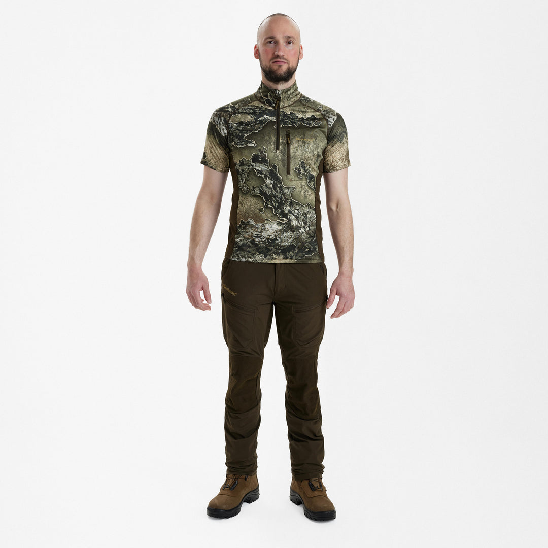 Deerhunter Excape Insulated T-shirt with zip-neck REALTREE EXCAPE