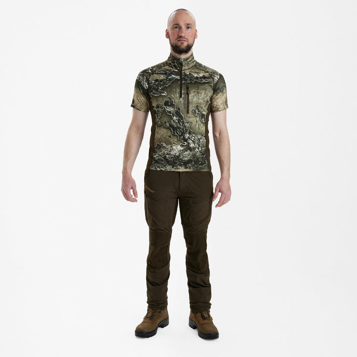 Deerhunter Excape Insulated T-shirt with zip-neck REALTREE EXCAPE