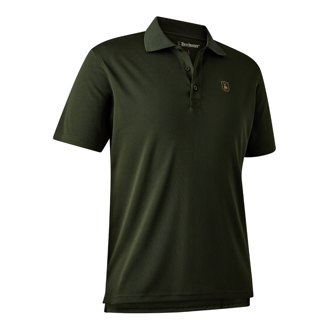 Deerhunter Climate Polo Shirt with 37.5 Technology Forest Ember