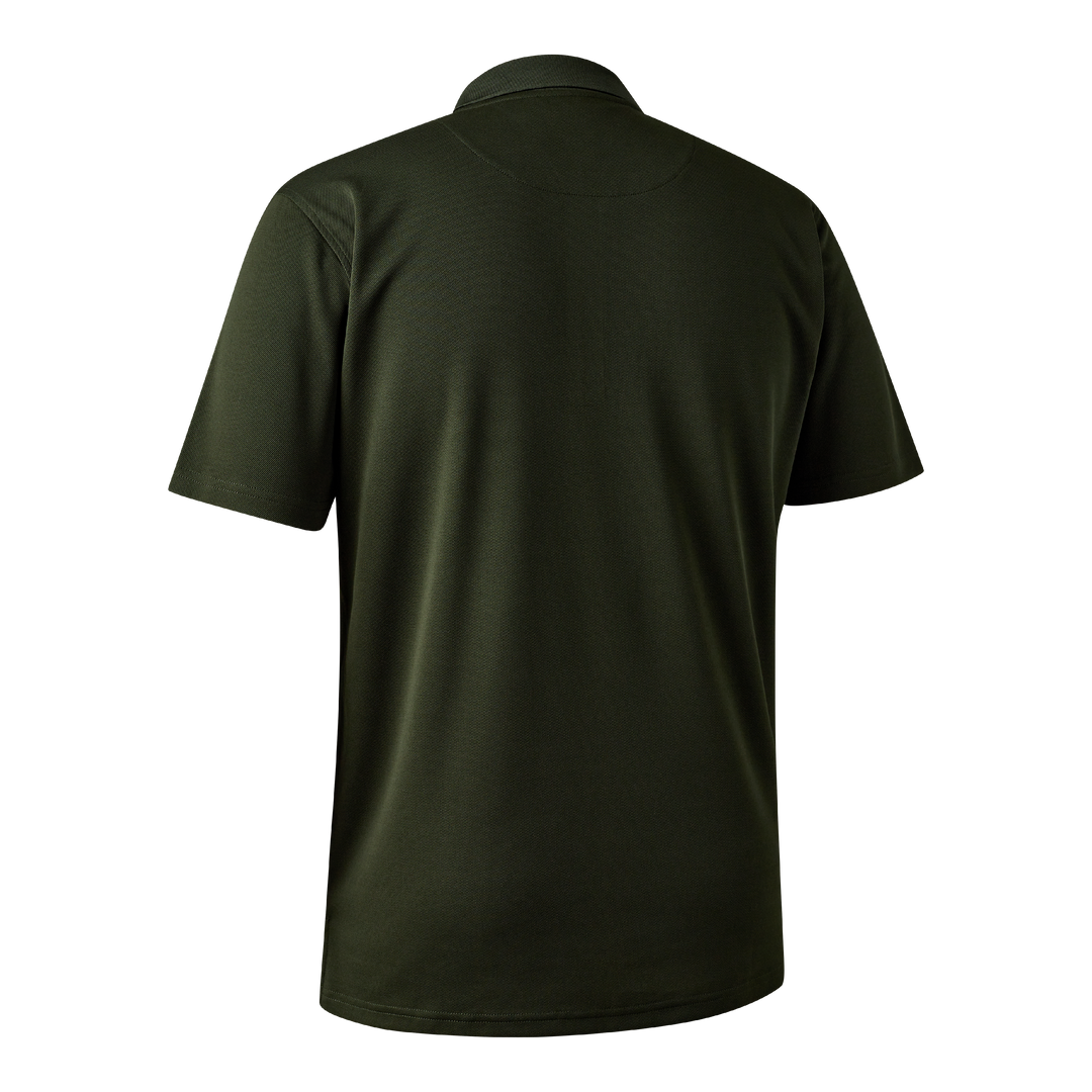 Deerhunter Climate Polo Shirt with 37.5 Technology Forest Ember