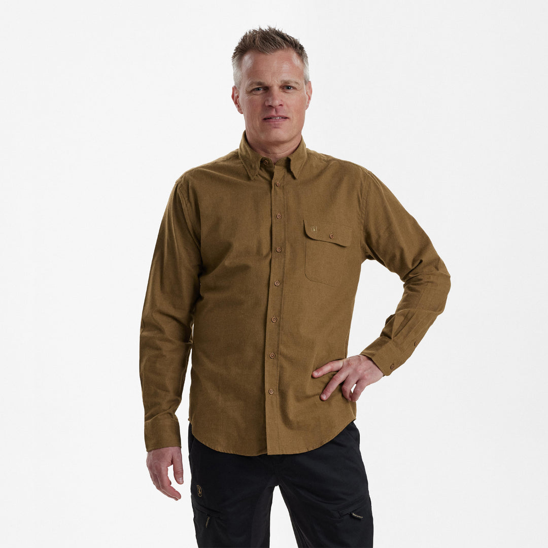 Deerhunter Liam Shirt Ocher Brown