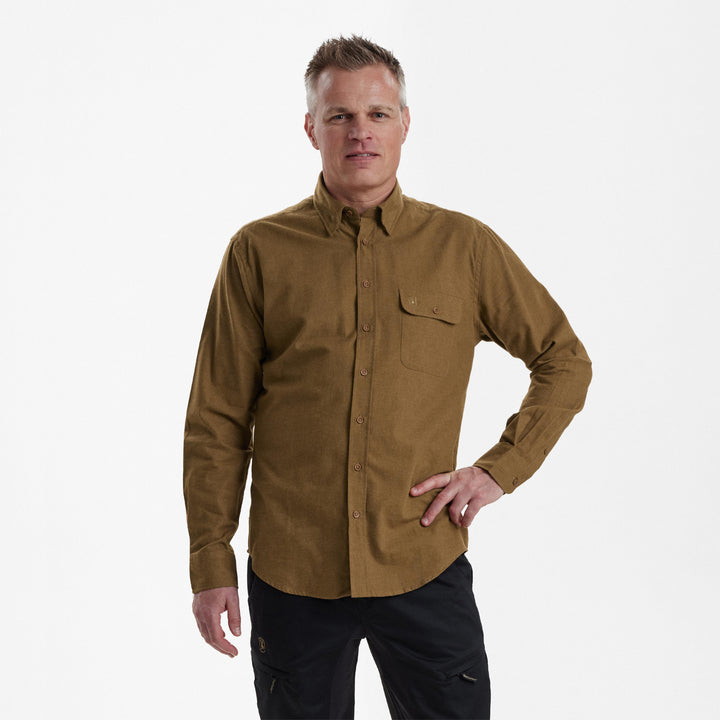 Deerhunter Liam Shirt Ocher Brown 39/40