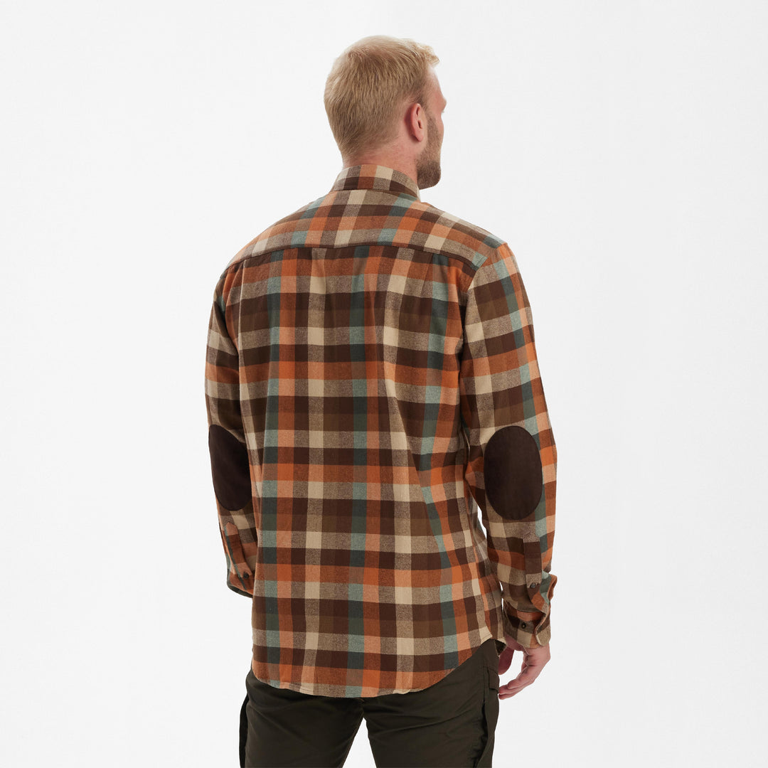 Deerhunter James Shirt Brown Check 39/40