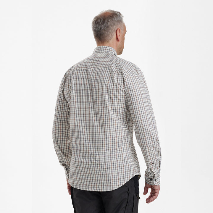 Deerhunter Henry Shirt  Green Check 39/40