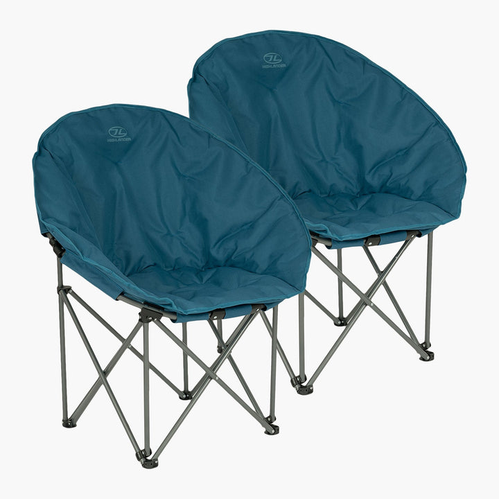 Highlander Camping Moon Chair Two Pack