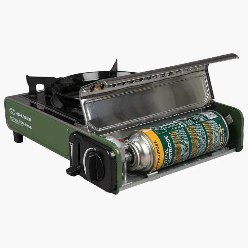 Highlander Portable Gas Stove Green