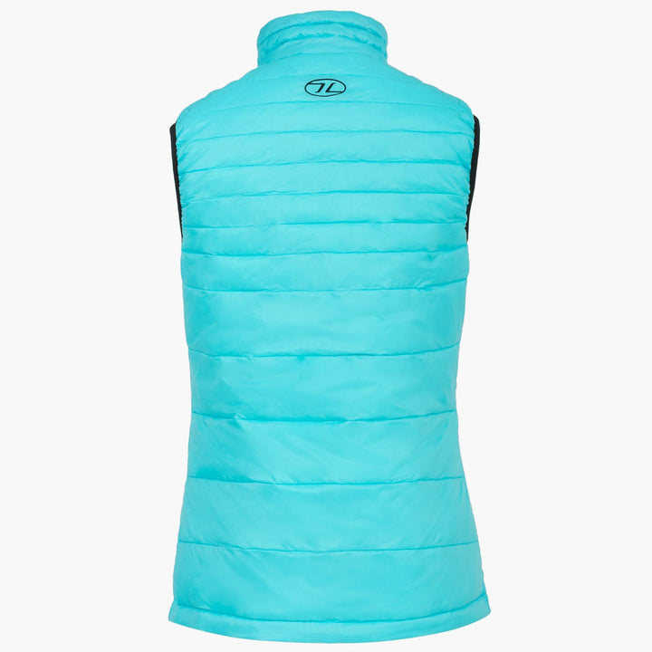 Highlander Reversible Gilet Womens Black Aqua