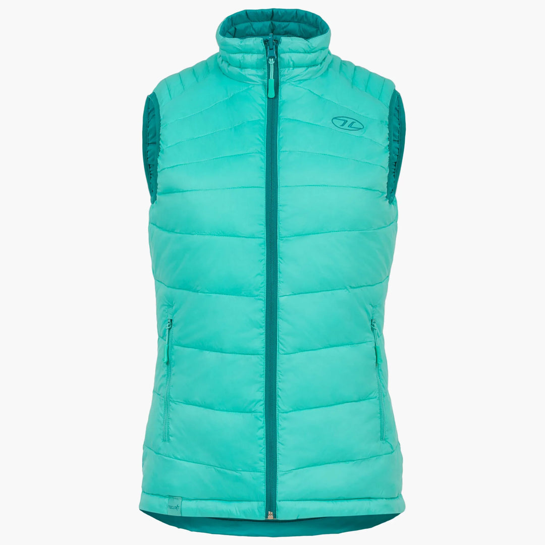 Highlander Reversible Gilet Womens Emerald & Mint