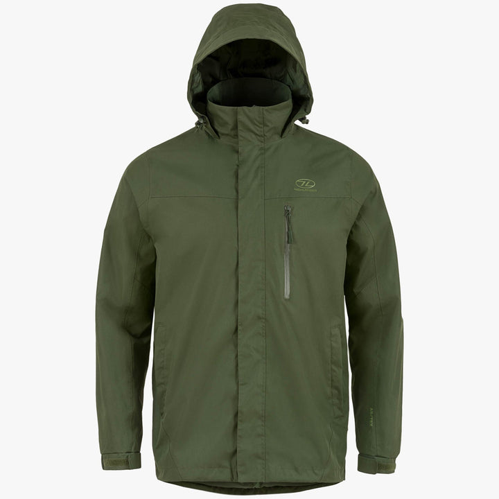 Highlander Kerrera Waterproof Jacket Mens Olive