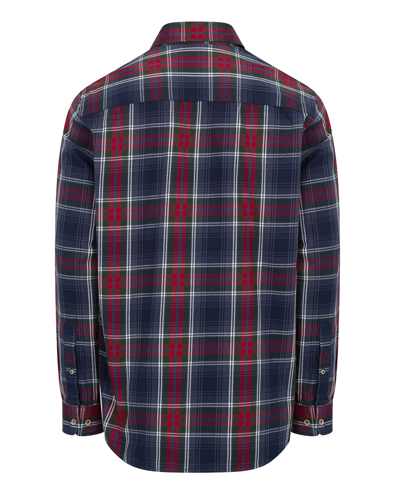 Hoggs Of Fife Tentsmuir Flannel Shirt Red/Black