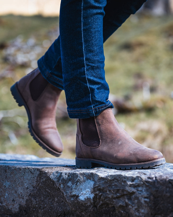 Hoggs Of Fife Ladies Jodhpur Dealer Boot Tan