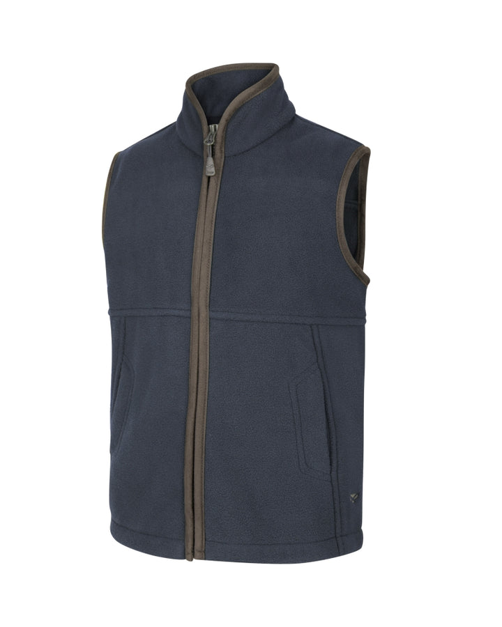 Hoggs Of Fife Woodhall Junior Fleece Gilet Navy