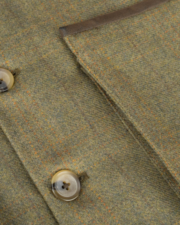 Hoggs Of Fife Kinloch Technical Tweed Field Waistcoat Autumn Bracken