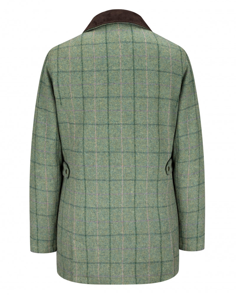 Hoggs Of Fife Roslin Ladies Technical Tweed Field Coat Spring Bracken