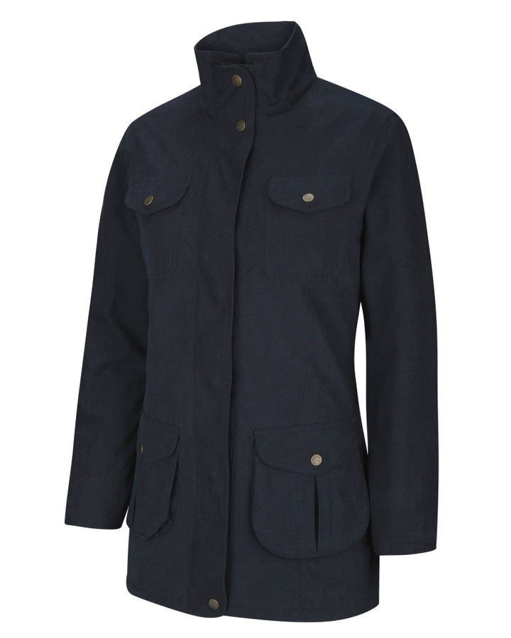 Hoggs Of Fife Struther Ladies Field Coat Navy