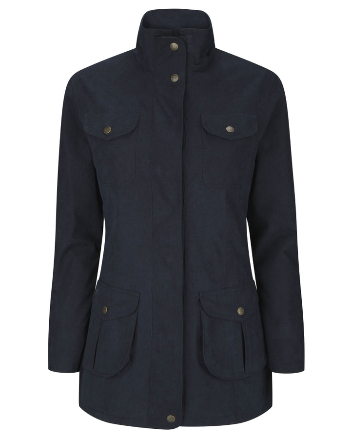 Hoggs Of Fife Struther Ladies Field Coat Navy