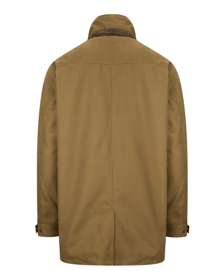 Hoggs Of Fife Stewarton Canvas Coat Camel