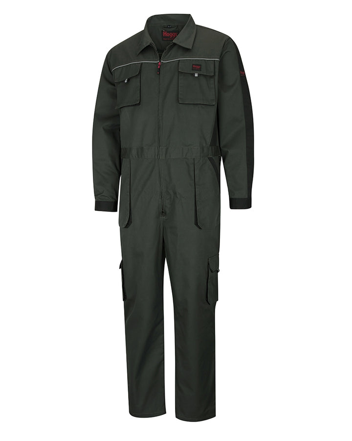 Hoggs Of Fife WorkHogg Coverall - Zipped Spruce/Black