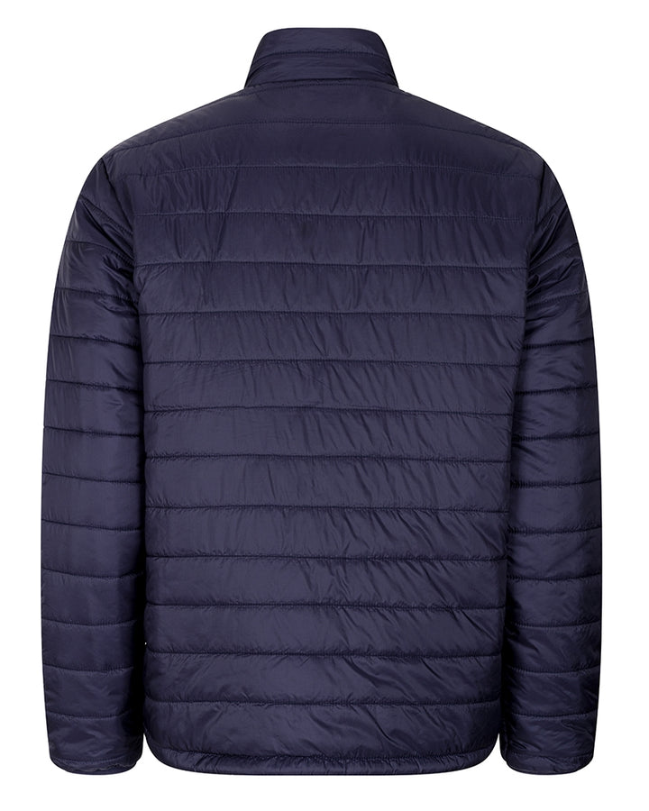 Hoggs Of Fife Kingston Lightweight Quilted Jacket Navy/Merlot