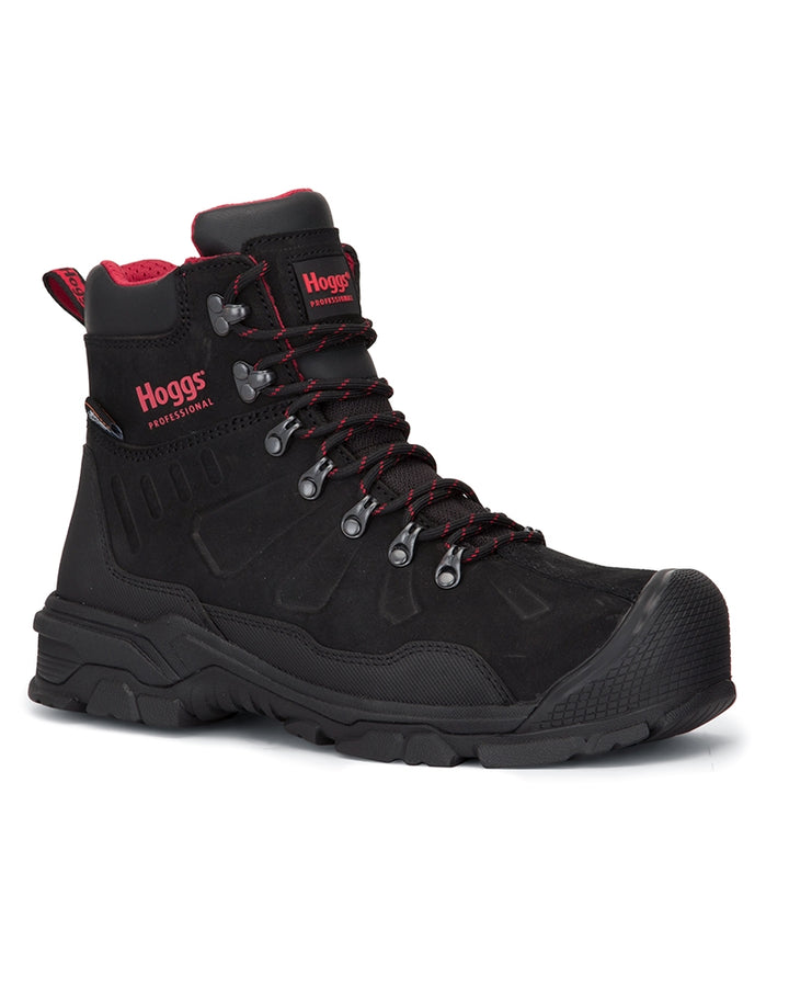 Hoggs Of Fife Poseidon S3 Safety Lace-Up Boot Black Nubuck