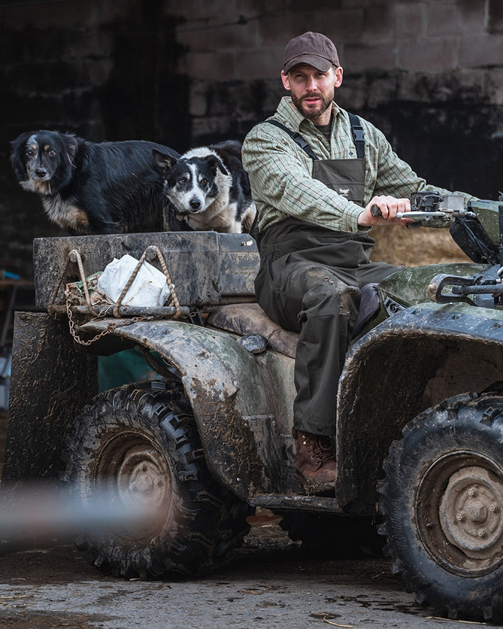 Hoggs Of Fife Green King II Waterproof Bib & Brace Green