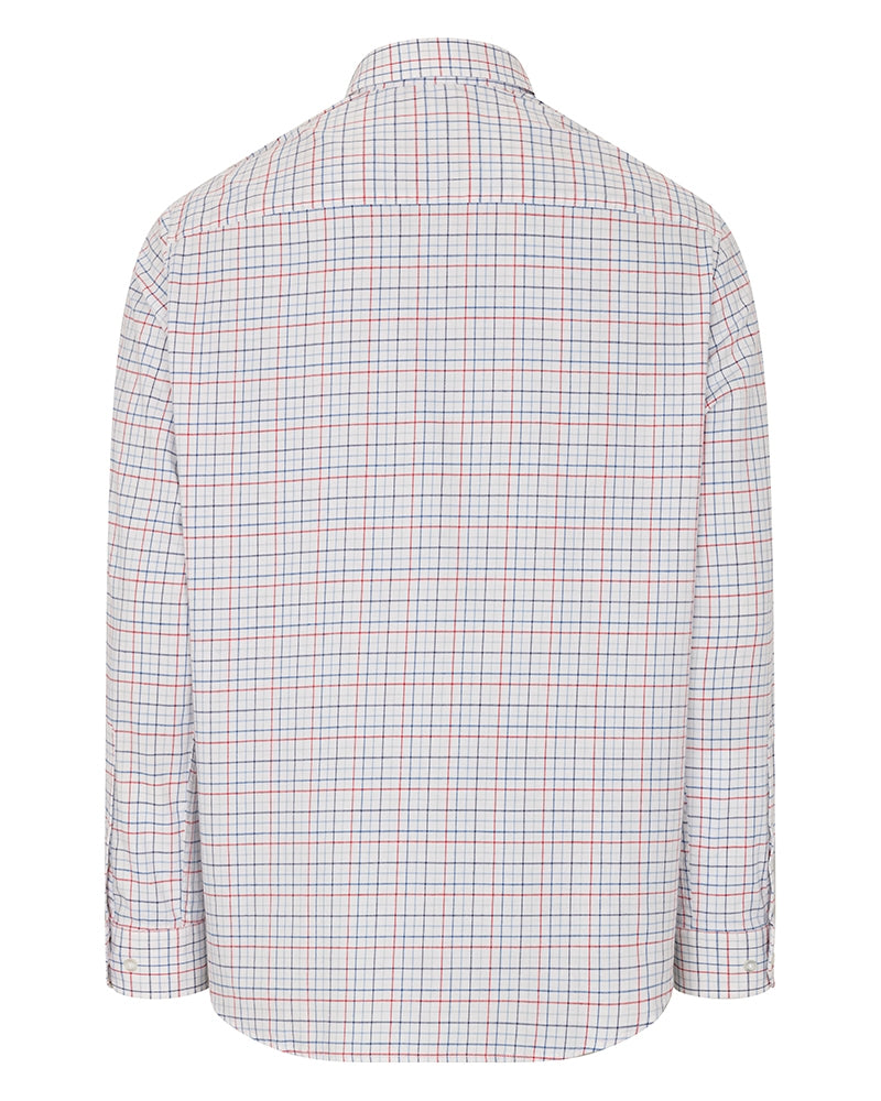 Hoggs Of Fife Callum Country Check Shirt Red Blue