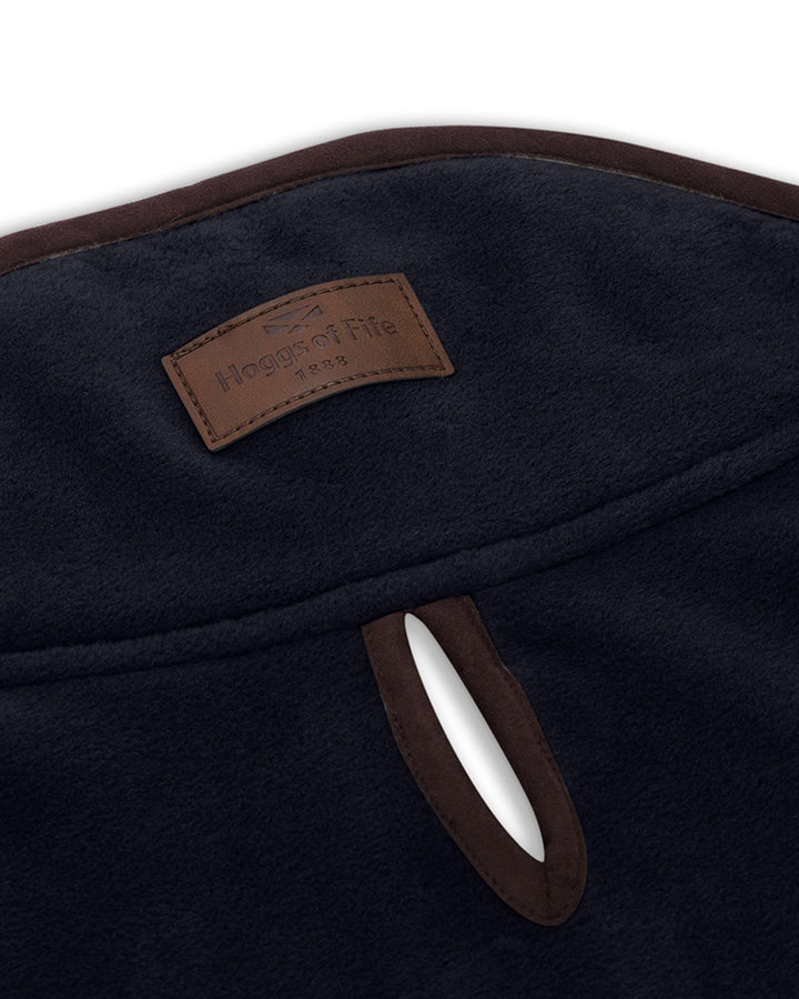 Hoggs Of Fife Stenton Fleece Dog Coat Navy