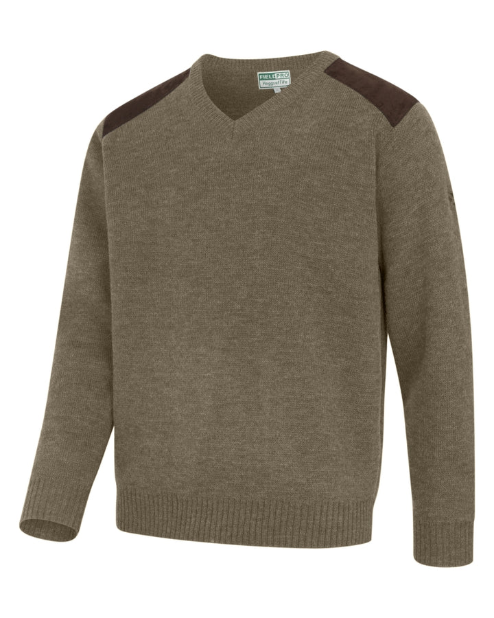 Hoggs Of Fife Melrose II V-Neck Pullover Meadow Green