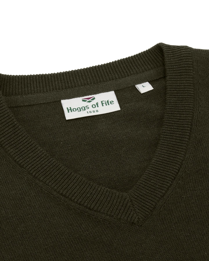 Hoggs Of Fife Stirling II LS Pullover Fern Green